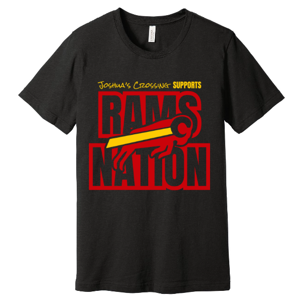 JC x Rams (Red + Yellow) Heather Tee