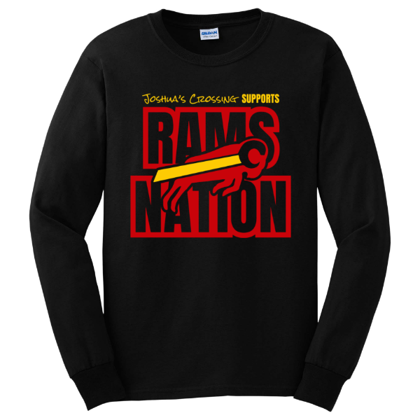 JC x Rams (Red + Yellow) Long Sleeve Tee