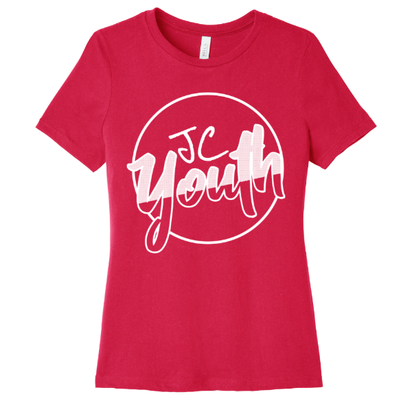 JC Youth One-Color Logo Women's Relaxed Tee