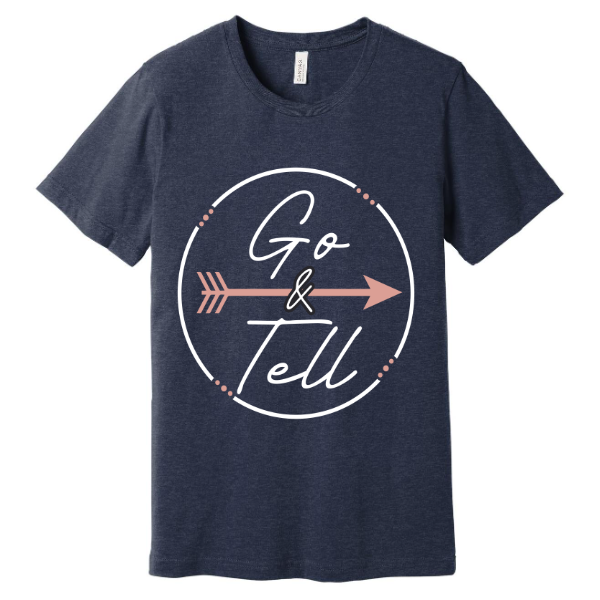 Women of JC 2024 Navy Heather Tee