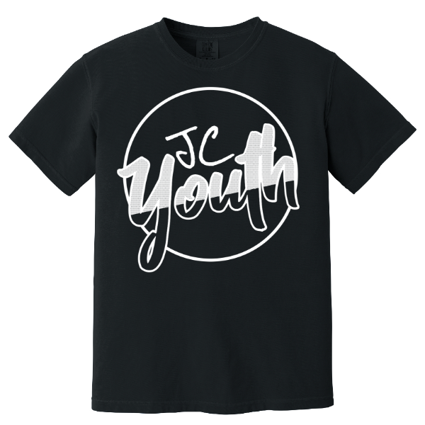 JC Youth One-Color Logo Comfort Colors Tee