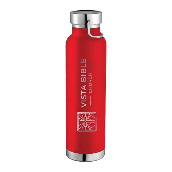 Copper Vacuum Insulated Bottle 22oz Engraved