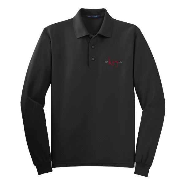 The Key FM Silk Touch Long Sleeve Polo