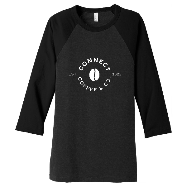 Bella Canvas Unisex 3/4-Sleeve Baseball Tee