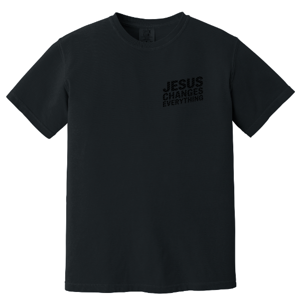 "Jesus Changes Everything" FBC Heavyweight Embroidered Tee