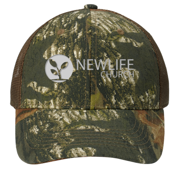 Port Authority Structured Camouflage Mesh Back Cap