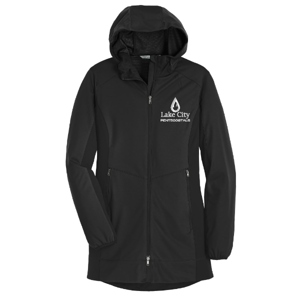 Lake City Pentecostals LADIES Port Authority Active Hooded Soft Shell Jacket