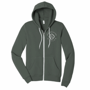 Unisex Sponge Fleece Full-Zip Hoodie