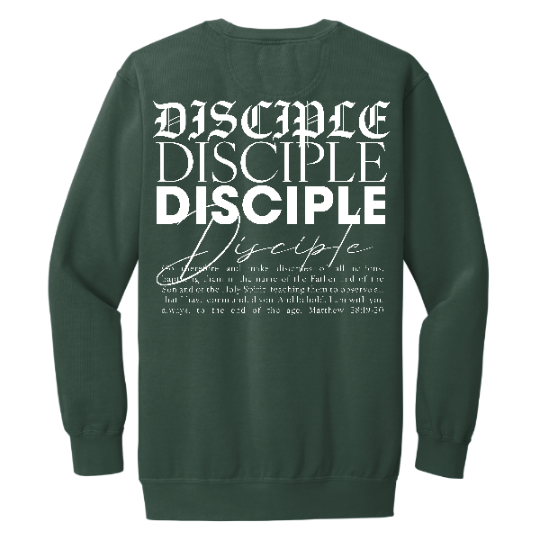 Disciple Lightweight Crewneck Sweatshirt - Back