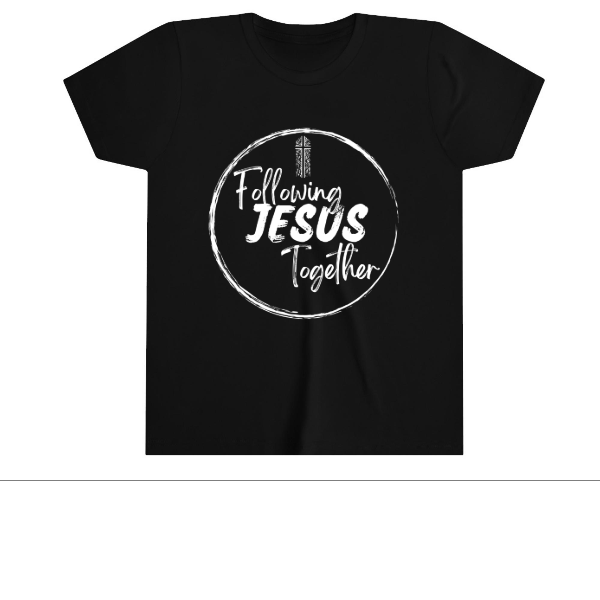 Following Jesus Together- Youth Bella Canvas T-shirt