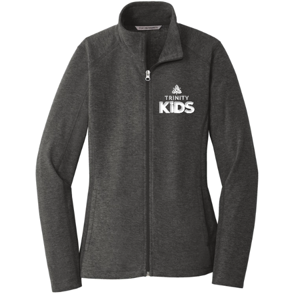 Trinity Kids Port Authority Ladies Heather Microfleece Full-Zip Jacket