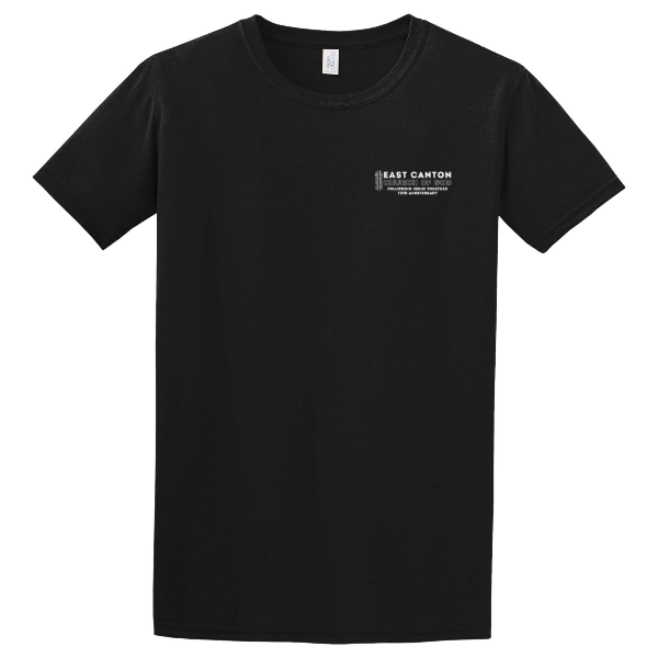 75th Anniversary ECCOG-front, Follow-back- Gildan Softstyle T-Shirt