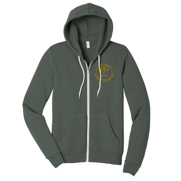 Unisex Sponge Fleece Full-Zip Hoodie