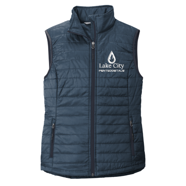 Lake City Pentecostals LADIES Port Authority Packable Puffy Vest