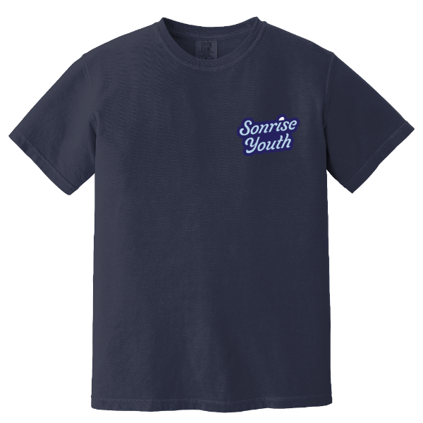 Sonrise Youth Dark Wash Comfort Colors Heavyweight Ring Spun Tee