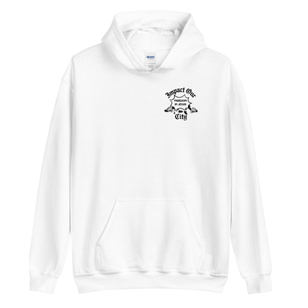 Blackout Logo Embroidered Hooded Sweatshirt