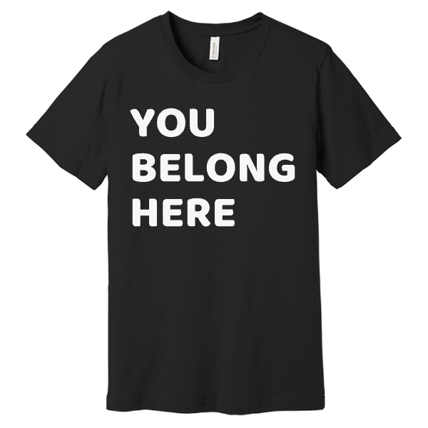 You Belong Here Bella Canvas Unisex Jersey Short Sleeve Tee