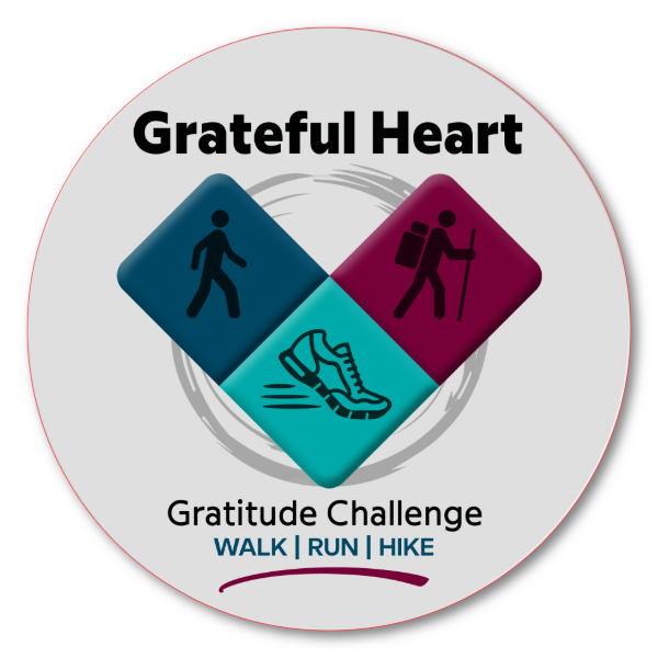 Grateful Heart Gratitude Challenge Custom Diecut Sticker