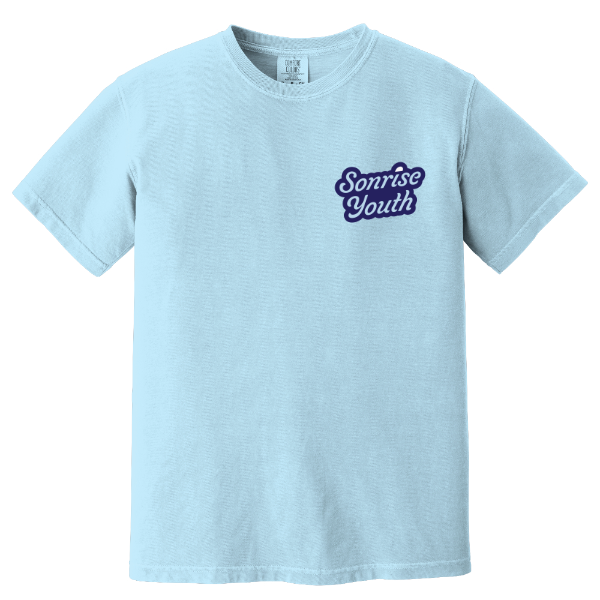 Sonrise Youth Light Wash Comfort Colors Heavyweight Ring Spun Tee