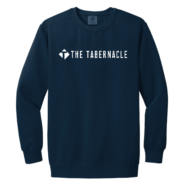 The Tabernacle Logo Comfort Colors Lightweight Fleece Crewneck Sweatshirt