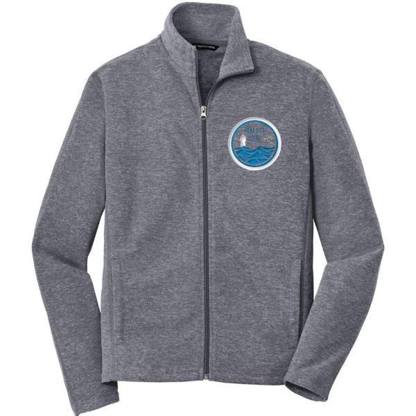 Embroidered Microfleece Full-Zip Jacket