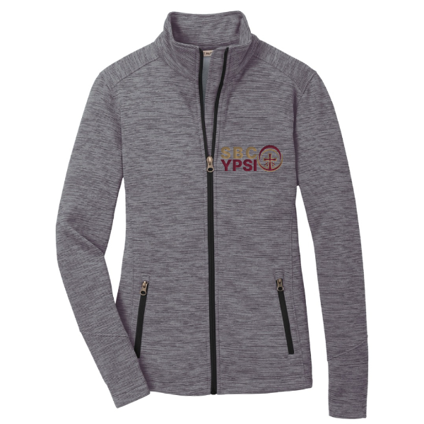 Port Authority Ladies Digi Stripe Fleece Jacket