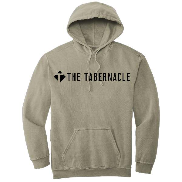 The Tabernacle Logo Comfort Colors Lightweight Fleece Hooded Sweatshirt