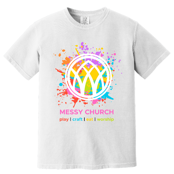 Adult Messy Church Heavyweight Ring Spun Tee