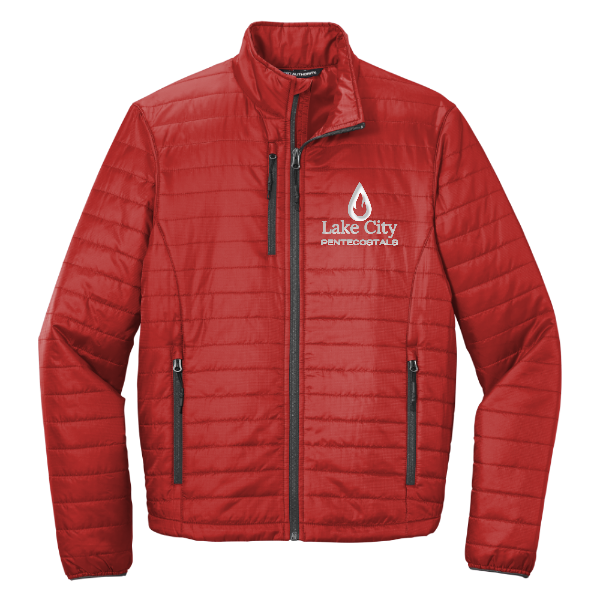 Lake City Pentecostals MENS Port Authority Packable Puffy Jacket