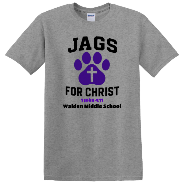 Walden Middle School - Jags 4 Christ 25/26 - Gildan Heavy Cotton T-Shirt