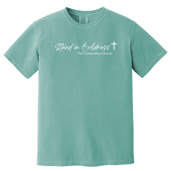 I am Bold - Comfort Colors Short Sleeve Tee - Church name on back