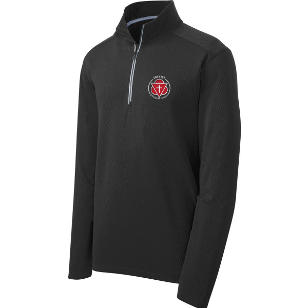 Sport-Tek Sport-Wick Textured 1/4-Zip Pullover