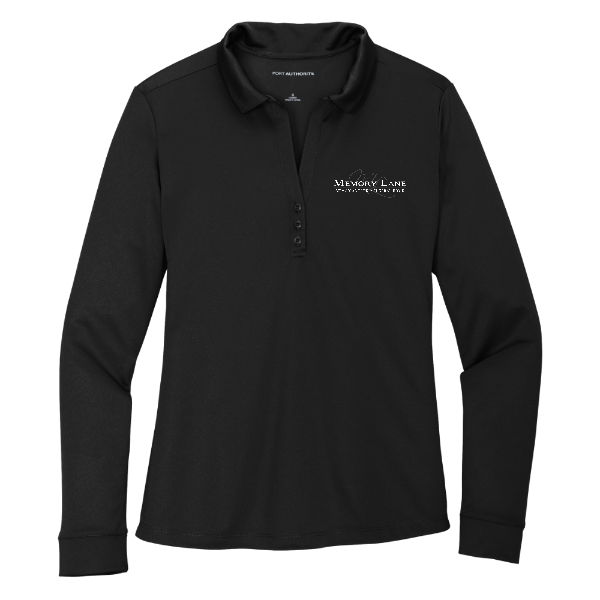 Memory Lane Women's Silk Touch Performance Long Sleeve Polo