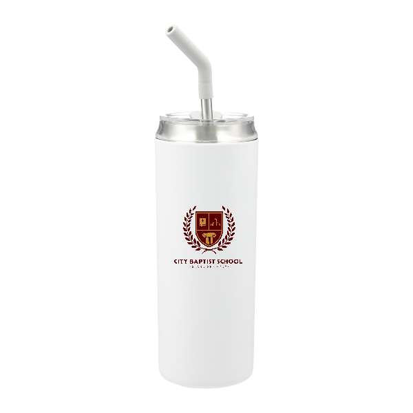 City Baptist School White Tumbler 20oz