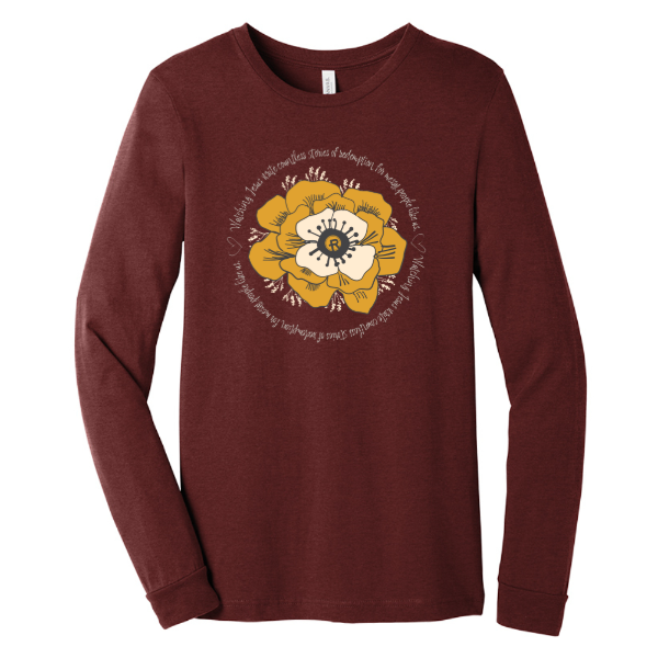 Women's Flower Logo Longsleeve T-Shirt