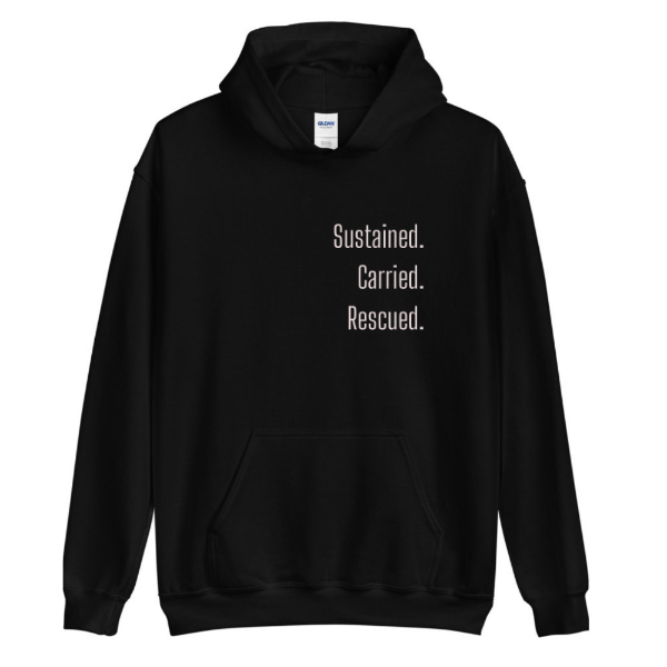 Isaiah 46:4- Gildan Hooded Sweatshirt