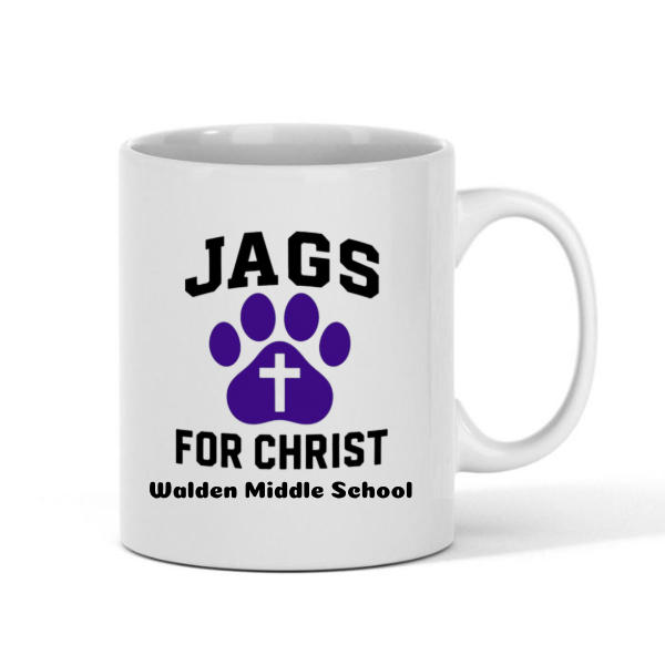 Walden Middle School - Jags 4 Christ 25/26 - Ceramic Mugs