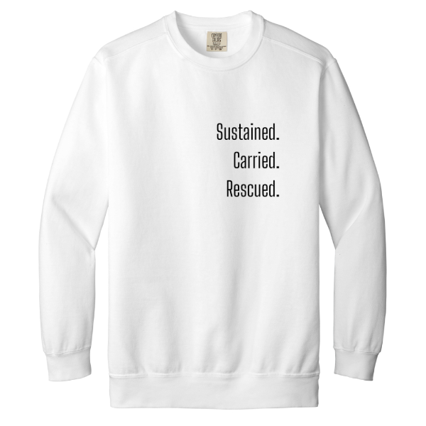 Isaiah 46:4- Comfort Colors Crewneck Sweatshirt