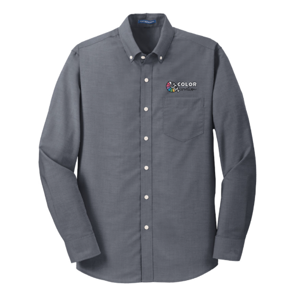 CC branded button down