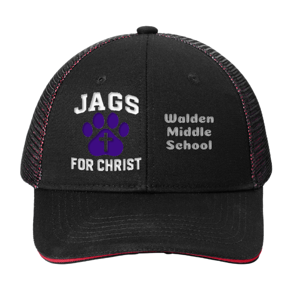 Walden Middle School - Jags 4 Christ 25/26 - Port Authority Double Mesh Bill Cap