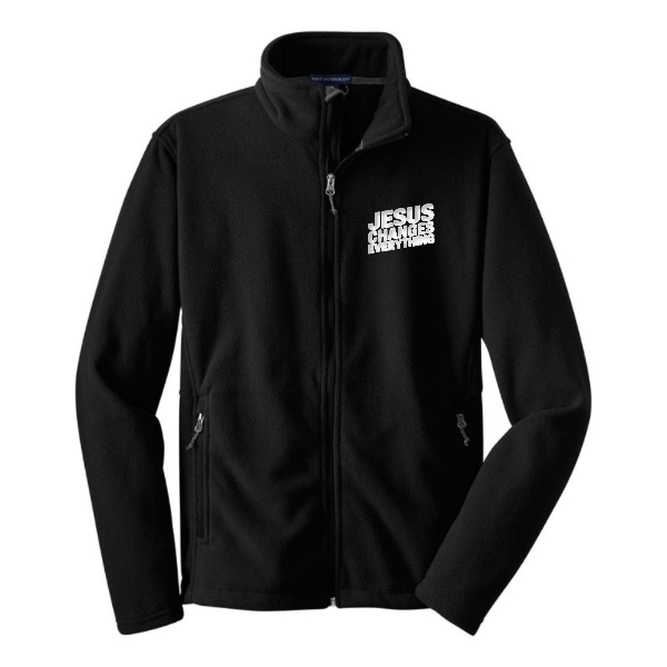 "Jesus Changes Everything" Fleece Jacket