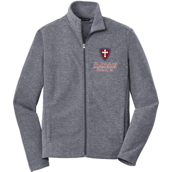 Shield Logo Microfleece Full-Zip Jacket