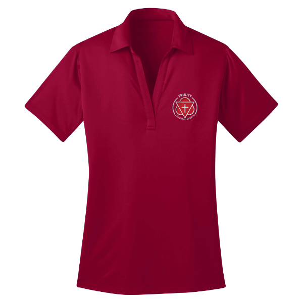TEC Embroidery logo Ladies Port Authority Silk Touch Performance Polo