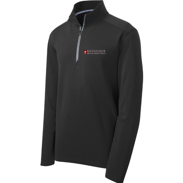 Sport-Tek Sport-Wick Textured 1/4-Zip Pullover