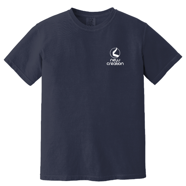 Embroidery "New Creation" Navy Tee