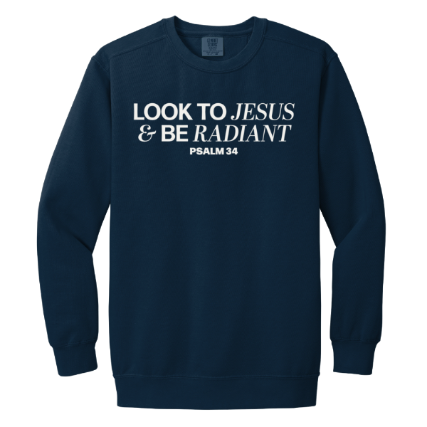 Psalm 34 | Comfort Colors Lightweight Fleece Crewneck Sweatshirt