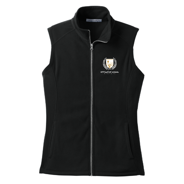 City Baptist School Women's Microfleece Vest