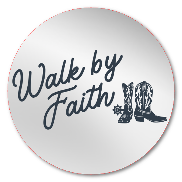 Walk by Faith Sticker