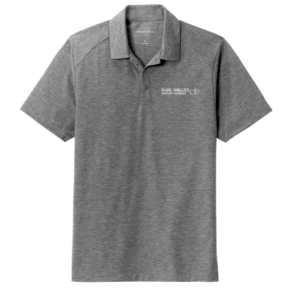 Tri-Blend Embroidered Polo