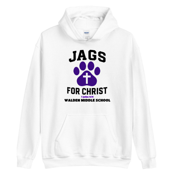 Walden Middle School - Jags 4 Christ 25/26 - Gildan Heavy Blend Hooded Sweatshirt